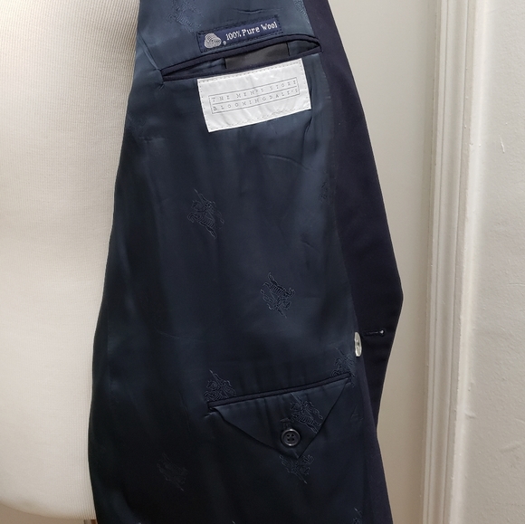 Burberry Double Breasted Navy Blazer - Picture 4 of 6